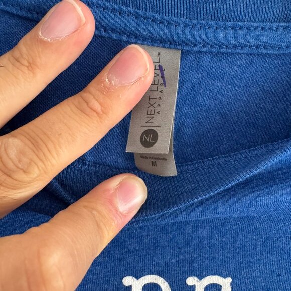 Día De Los Dodgers Blue Graphic Tee Size Medium - Picture 3 of 4